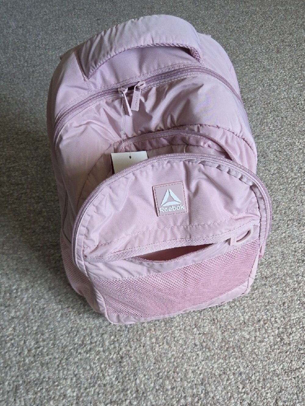 New Reebok Light Pink Everyday Backpack - Picture 5 of 8